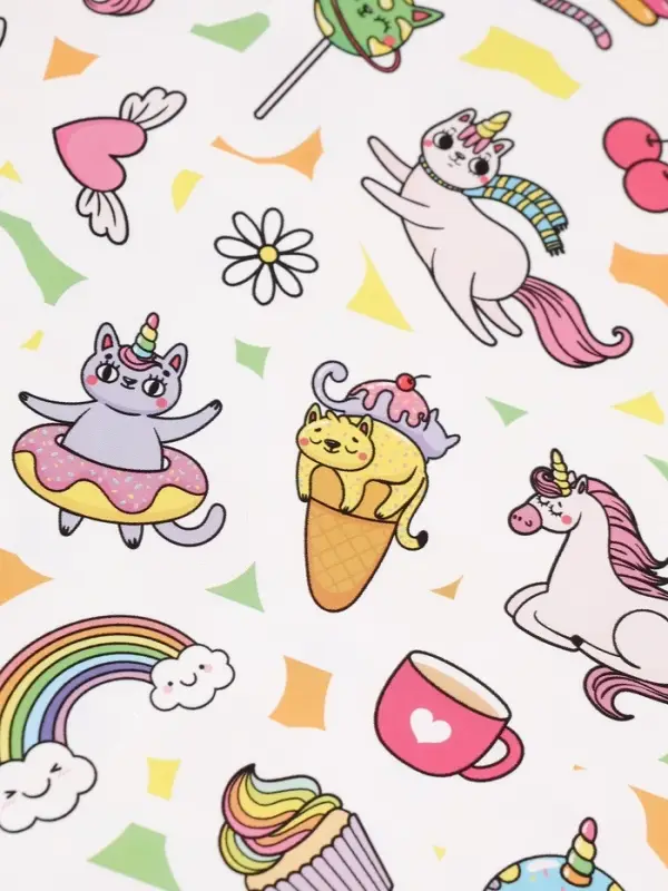 Наклейки альбом «Кавайные коты», 100 стикеров, 8 стр. Наклейки альбом «Кавайные коты», 100 стикеров, 8 стр.