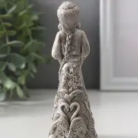 Фигура славянская богиня «Лада» 12×4.5×5 см, серая