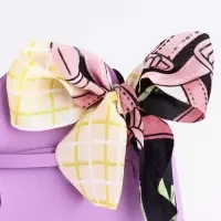 Кожанная подарочная сумочка 13 х12 х 5,5 см сиреневая