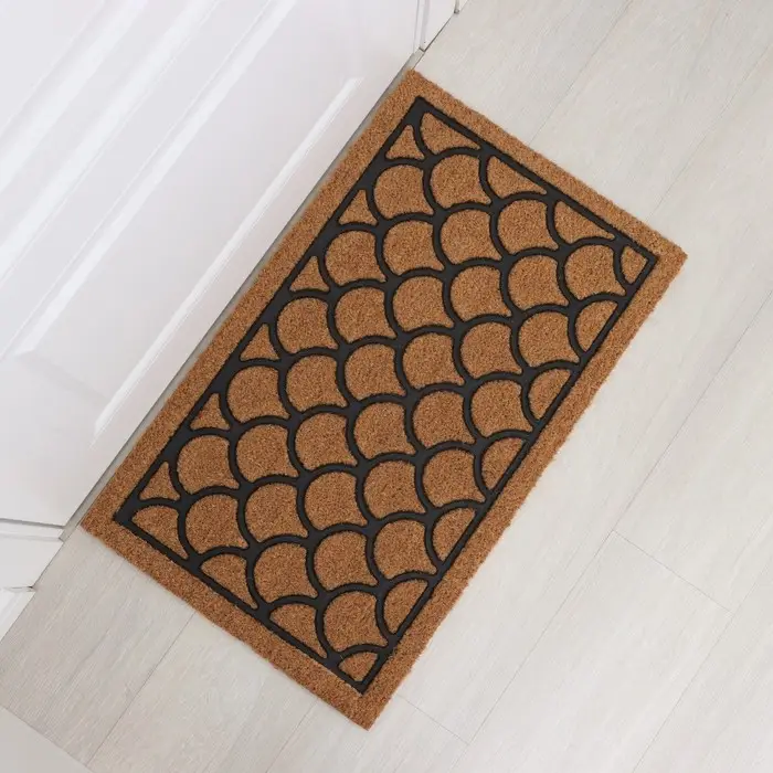 Коврик придверный Доляна &laquo;Побережье&raquo;, кокосовое волокно, 45&times;75 см