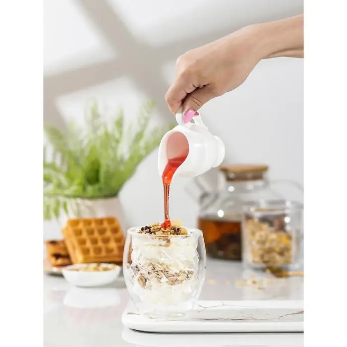 Стакан с двойными стенками Magistro «Дуо», Ананас, 250 мл, 8,5×8,5×9 см