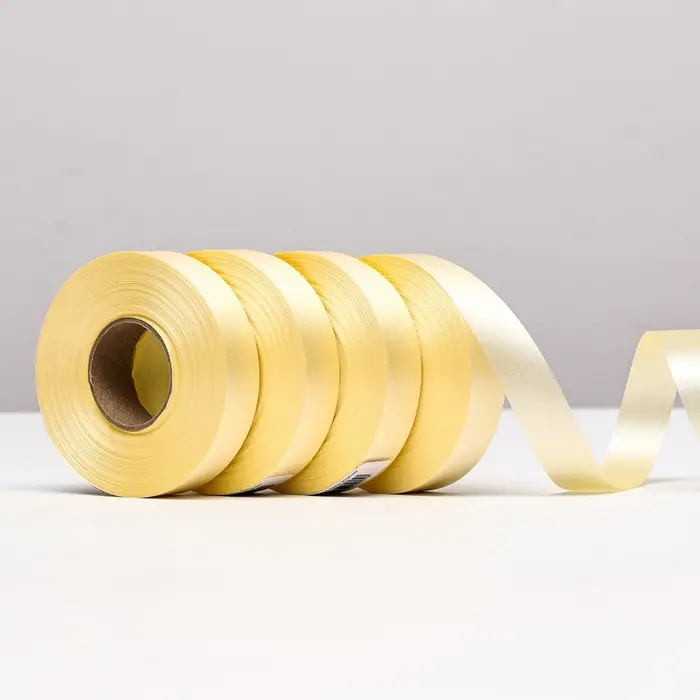 Лента для декора и подарков, шампань, 2 см х 45 м Лента для декора и подарков, шампань, 2 см х 45 м