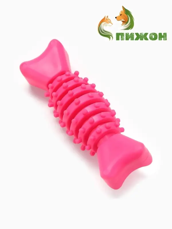 Жевательная игрушка для собак &laquo;Конфетка&raquo;, 2 см, TPR, розовая