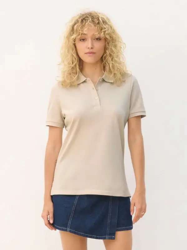 Рубашка поло женская Pacific Women, голубая (морская волна), размер XS