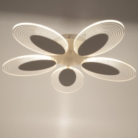 Люстра с ПДУ 1136/5 LED 70Вт 3000К-6000К диммер белый 68х68х8 см BayerLux