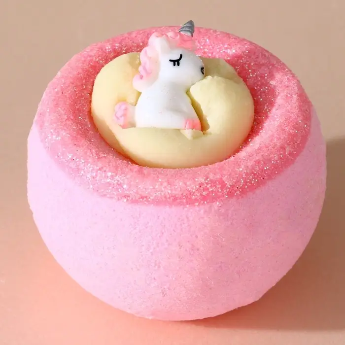 Бомбочка с игрушкой ЧИСТОЕ СЧАСТЬЕ &laquo;Единорог&raquo;, 130 г, Новый Год