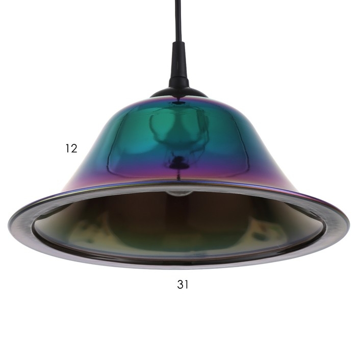 Светильник BayerLux Эльвира 1хЕ27 радуга 30х30х12см Светильник BayerLux Эльвира 1хЕ27 радуга 30х30х12см