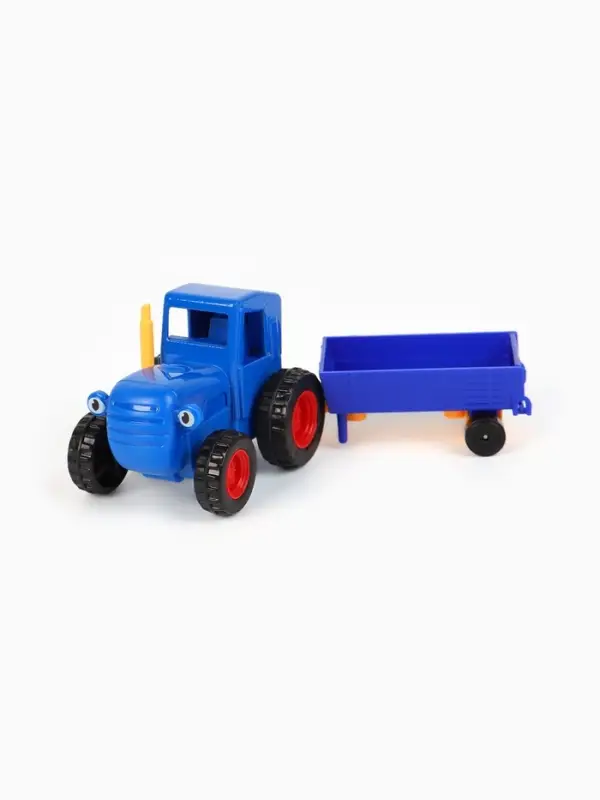 Игрушка трактор с телегой