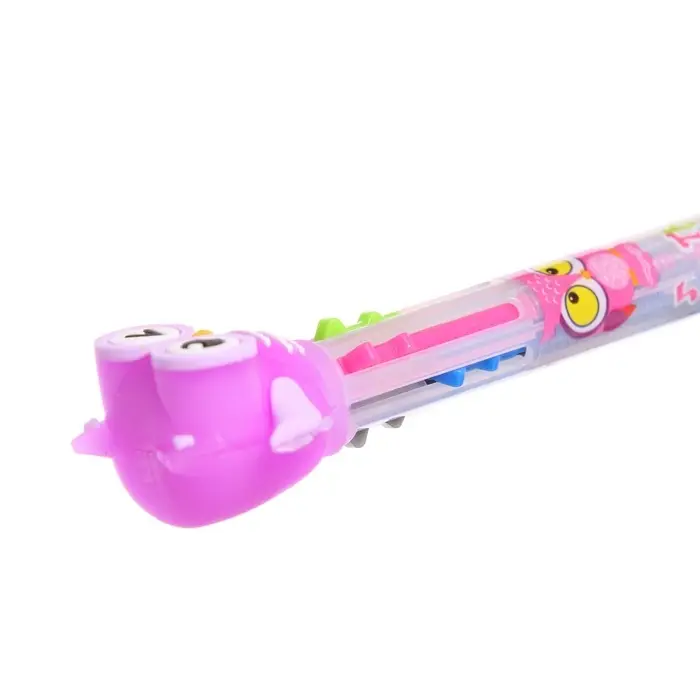 Ручка шариковая &laquo;Совы&raquo;, автоматическая, 6-цветная, корпус с рисунком