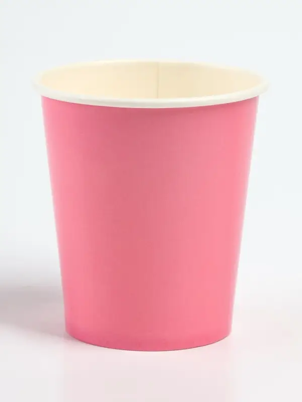Стакан одноразовый бумажный «Розовый», 250 мл