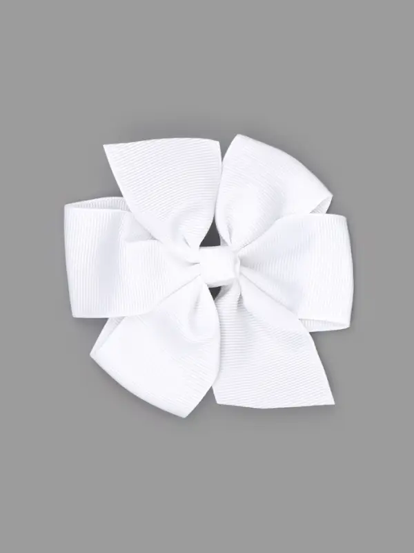 Бант для волос на заколке белый, Принцессы Дисней