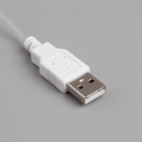 Гирлянда «Нить» 5 м роса, IP20, медная нить, 50 LED, свечение тёплое белое, USB