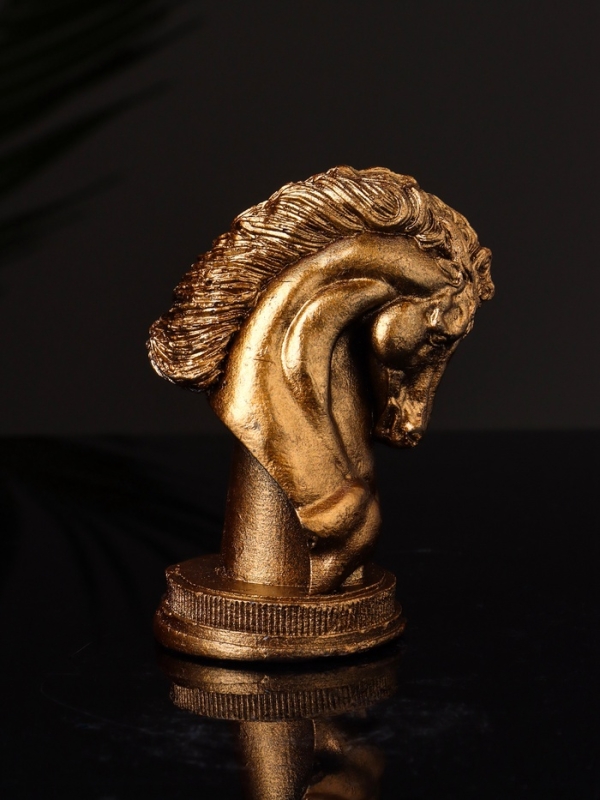 Фигура  Фигура "Конь " 9х6 см, цвет бронза