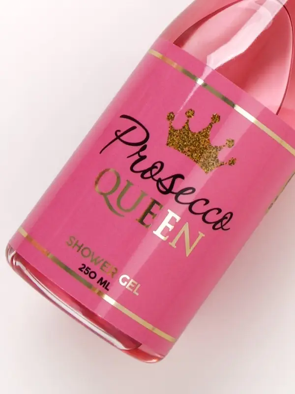 Гель для душа шампанское Prosecco Queen, 250 мл, Чистое счастье