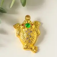 Набор нэцкэ фигурок 6 шт. &laquo;Денежная жаба с монетой&raquo;, металл под золото, подарочные, 4&times;5.4&times;2 см