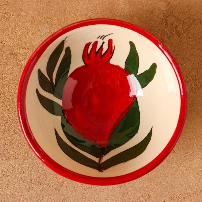 Пиала Риштанская Керамика  Пиала Риштанская Керамика "Гранаты", 11 см