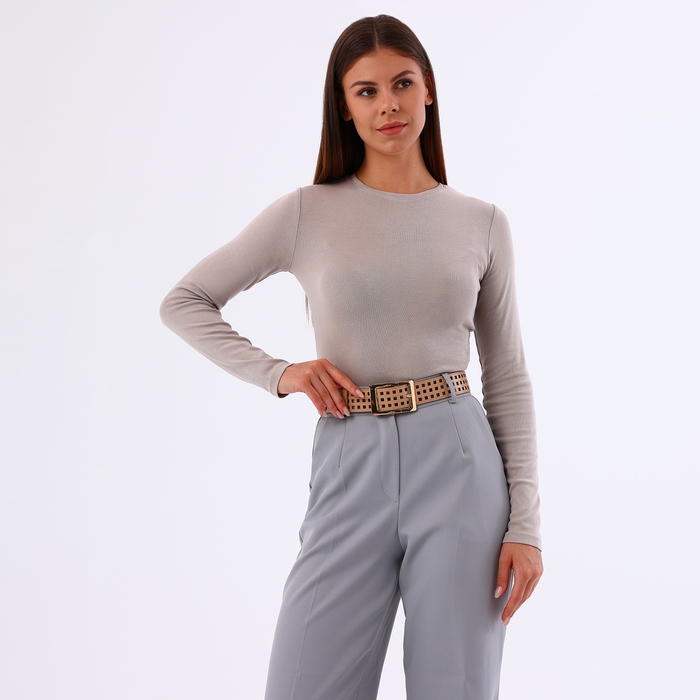 Ремень женский, ширина 4 см, цвет бежевый Ремень женский, ширина 4 см, цвет бежевый