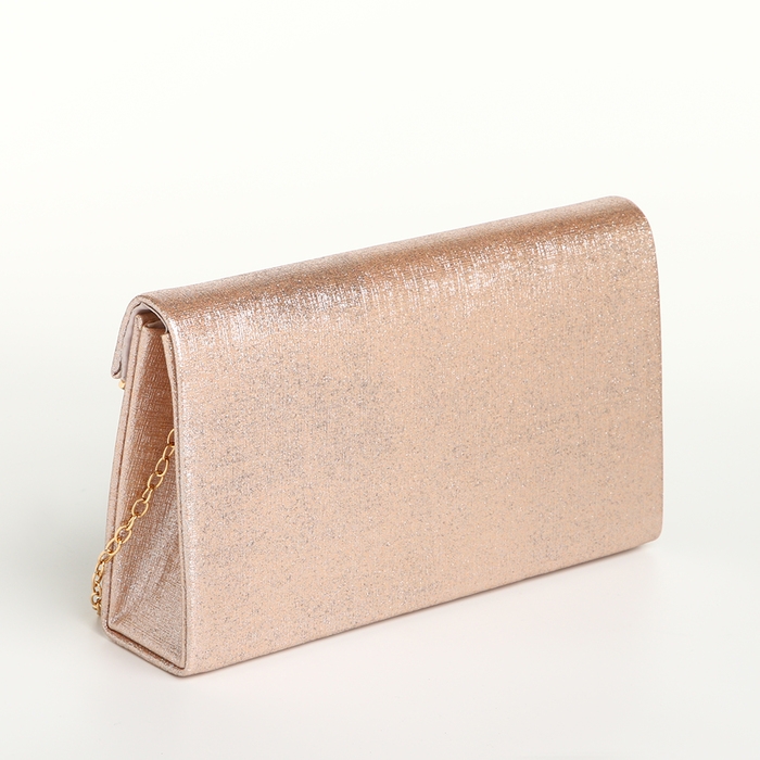 Сумка-клатч на магните, цвет розовый