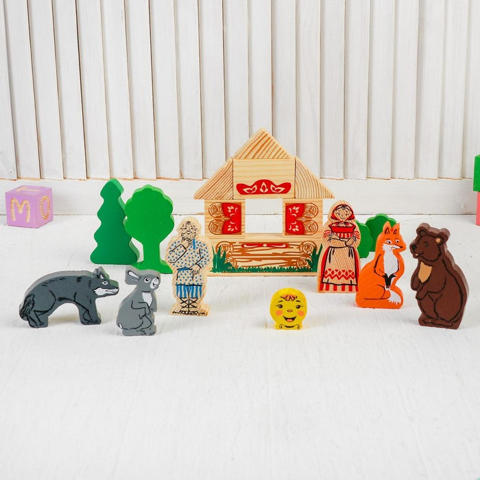 Конструктор «Сказки» Колобок» 18 элементов Конструктор «Сказки» Колобок» 18 элементов