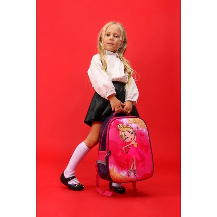 Рюкзак каркасный школьный Calligrata Рюкзак каркасный школьный Calligrata "Балерина", 39 х 30 х 14 см