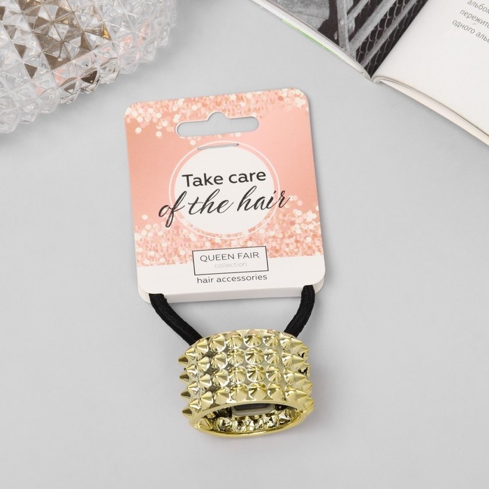 Резинка для волос Резинка для волос "Модная штучка" глянец рельеф, микс