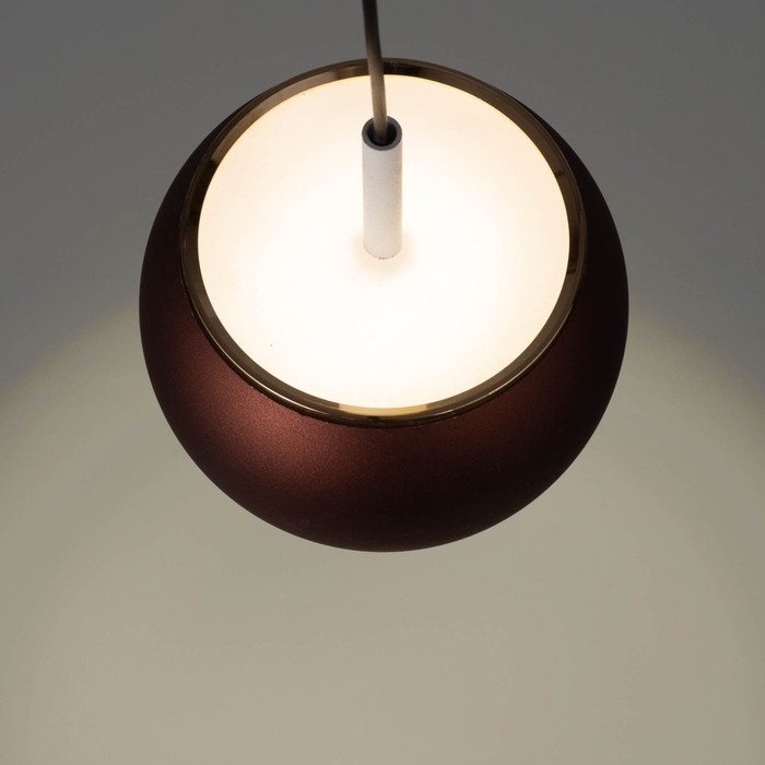 Светильник BayerLux Светильник BayerLux "Лона" 1хLED 12Вт бордовый 9,5х9,5х8-200 см