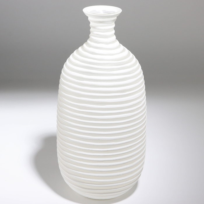 Ваза для цветов «Аркадия» из стекла, белая 39,5 х 19 х 19 см Ваза для цветов «Аркадия» из стекла, белая 39,5 х 19 х 19 см