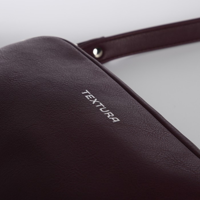 Сумка женская через плечо TEXTURA, маленький размер, цвет бордовый Сумка женская через плечо TEXTURA, маленький размер, цвет бордовый