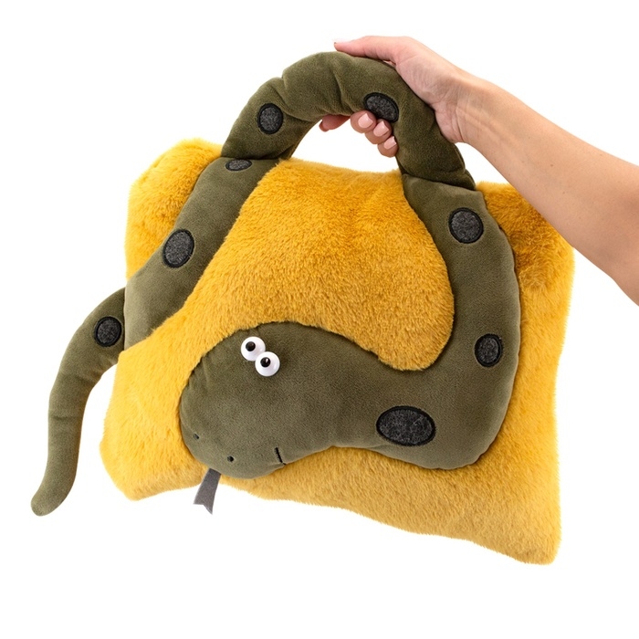 Мягкая игрушка - подушка, 35 см, цвет жёлтый Мягкая игрушка - подушка, 35 см, цвет жёлтый