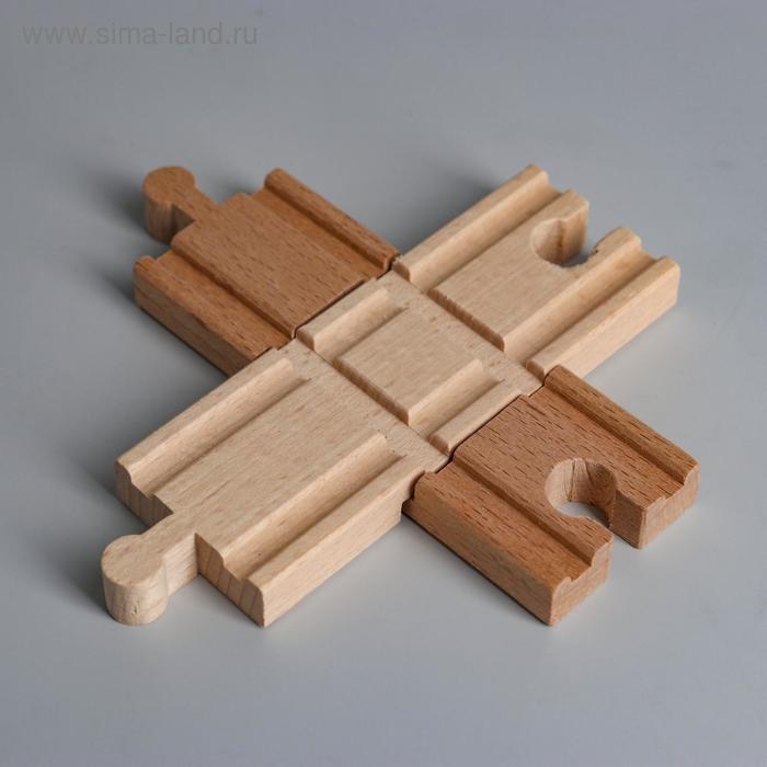 Деталь для ж/д «Перекрёсток», размер 10,8×10,8×1,2 см Деталь для ж/д «Перекрёсток», размер 10,8×10,8×1,2 см