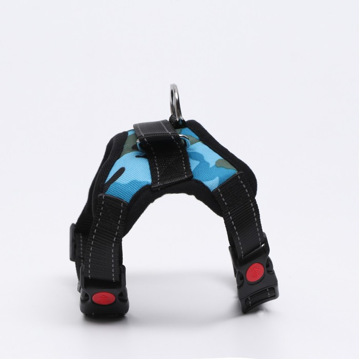 Шлейка К7 мягкая светоотражающая, размер S, ОГ 44-55 см, вес 5-9 кг, голубая хаки Шлейка К7 мягкая светоотражающая, размер S, ОГ 44-55 см, вес 5-9 кг, голубая хаки