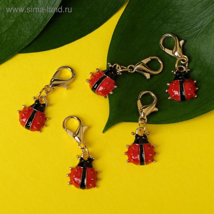 Шармик «Божья коровка», цвет красно-чёрный в золоте Шармик «Божья коровка», цвет красно-чёрный в золоте