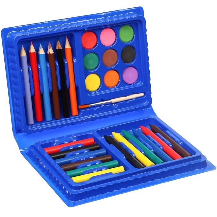 Набор для творчества, 35 предметов, Набор для творчества, 35 предметов, "Анна и Эльза", Холодное сердце