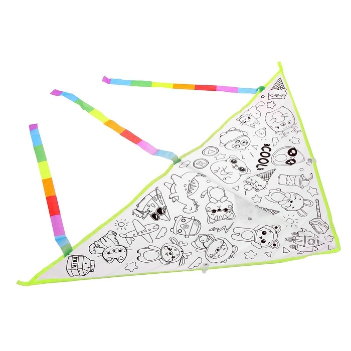 Воздушный змей-раскраска, 80 см Воздушный змей-раскраска, 80 см