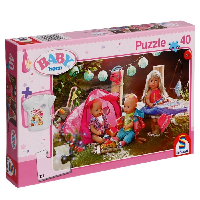 Пазл Baby &laquo;В кемпинге&raquo;, с подарком, 40 элементов