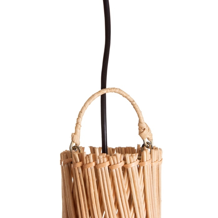 Светильник потолочный из ротанга Светильник потолочный из ротанга "Айван" 1х120Вт, Е27, 30х30х52 см