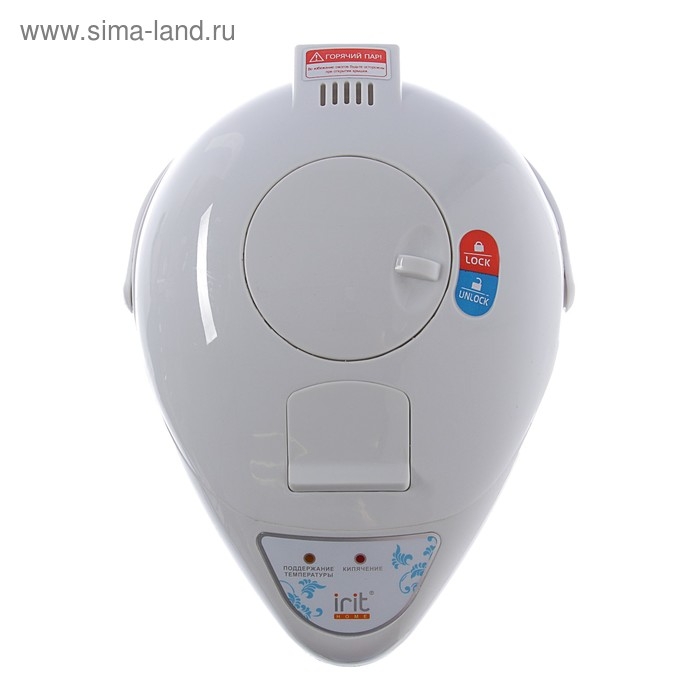 Термопот Irit IR-1403, 3 л, 750 Вт, рисунок  Термопот Irit IR-1403, 3 л, 750 Вт, рисунок "ромашки"