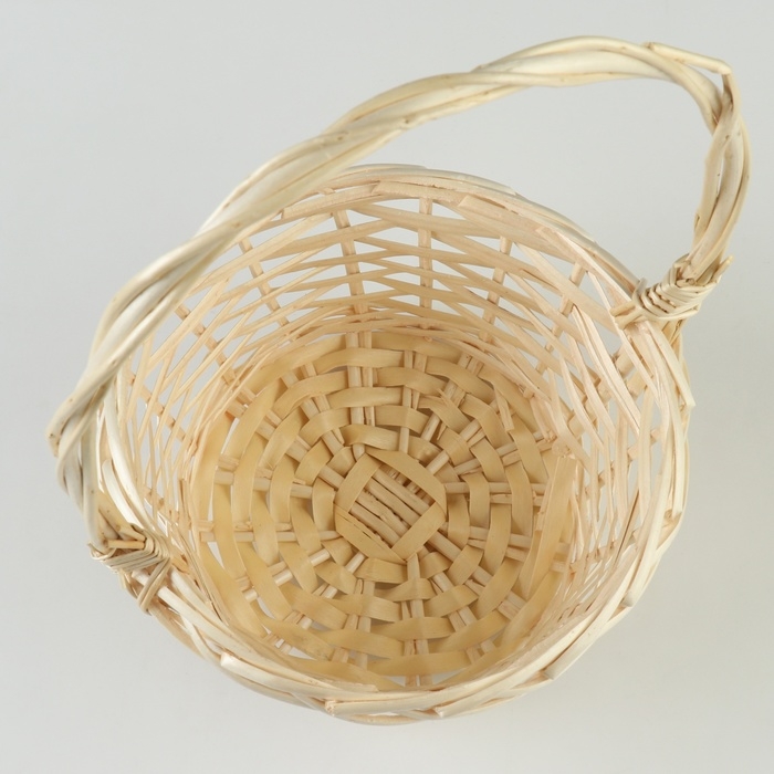 Набор корзин плетеных, D27x12/37 см, D22x12/32 см, D17x10/28 см, 3 шт, ива