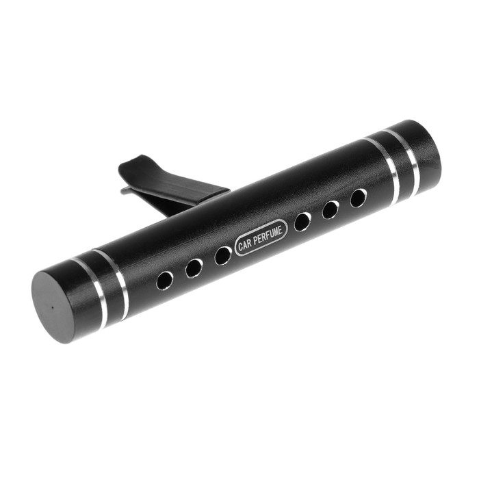 Ароматизатор в дефлектор Grand Caratt, металл, 8 см, лимон, черный Ароматизатор в дефлектор Grand Caratt, металл, 8 см, лимон, черный