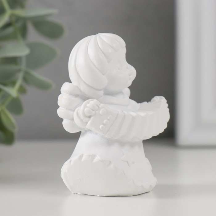 Сувенир полистоун Сувенир полистоун "Малыш-ангелочек с музыкальным инструментом" МИКС 4х5х6,4 см