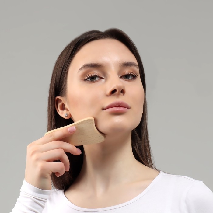 Массажёр Гуаша «Сердце», 11 × 5 см, деревянный Массажёр Гуаша «Сердце», 11 × 5 см, деревянный