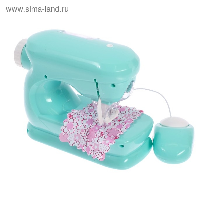 Швейная машина «Мята» с катушками, лапка двигается, световые и звуковые эффекты Швейная машина «Мята» с катушками, лапка двигается, световые и звуковые эффекты