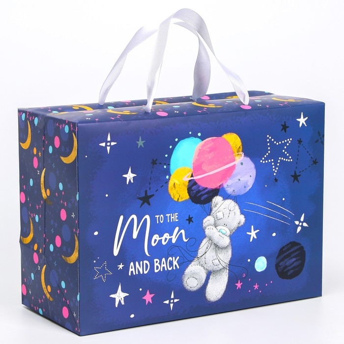 Пакет-коробка, 28 х 20 х 13 см Пакет-коробка, 28 х 20 х 13 см "Universe", упаковка, Me To You