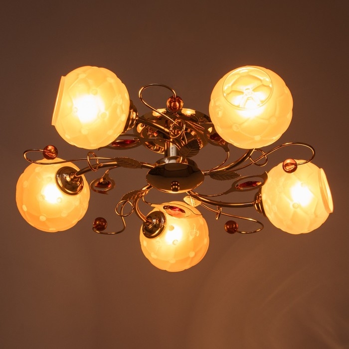 Люстра Люстра "Агнес" 5х40Вт Е27 Золото МОДЕЛЬ: 2600546