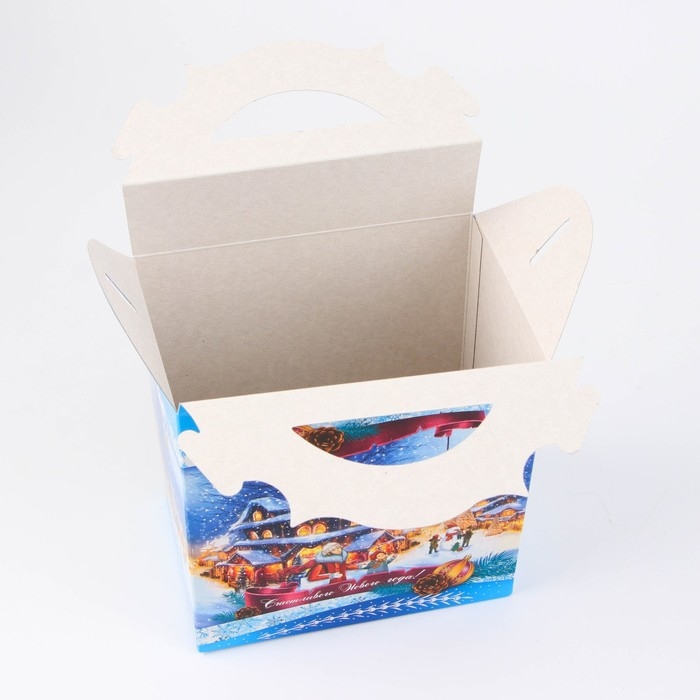 Новый год. Коробка подарочная новогодняя Ларец Новогодний вечер 18,2 х 11,5 х 26 см. Новый год. Коробка подарочная новогодняя Ларец Новогодний вечер 18,2 х 11,5 х 26 см.