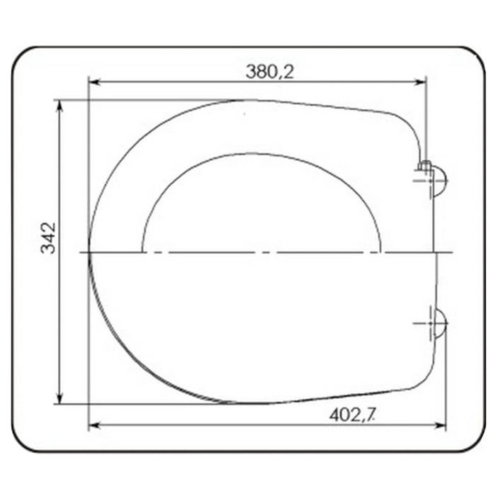 Сиденье для унитаза "Уклад" СУ 70.00.00/70.07.80, для унитазов Суперкомпакт, Радуга, Персона
