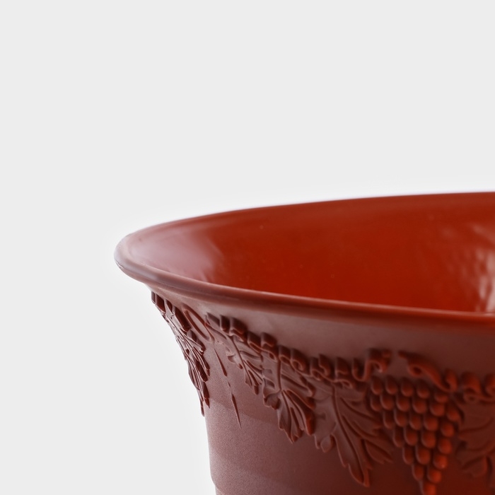 Кашпо уличное на ножке «Ангара», 8 л, цвет терракотовый Кашпо уличное на ножке «Ангара», 8 л, цвет терракотовый