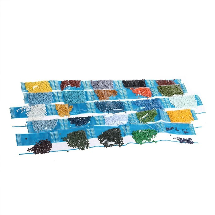 Алмазная мозаика на подрамнике с полным заполнением «Подсолнухи», 20 х 30 см