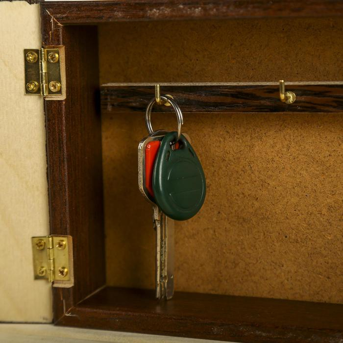 Ключница Ключница "Совы" венге 12х17 см