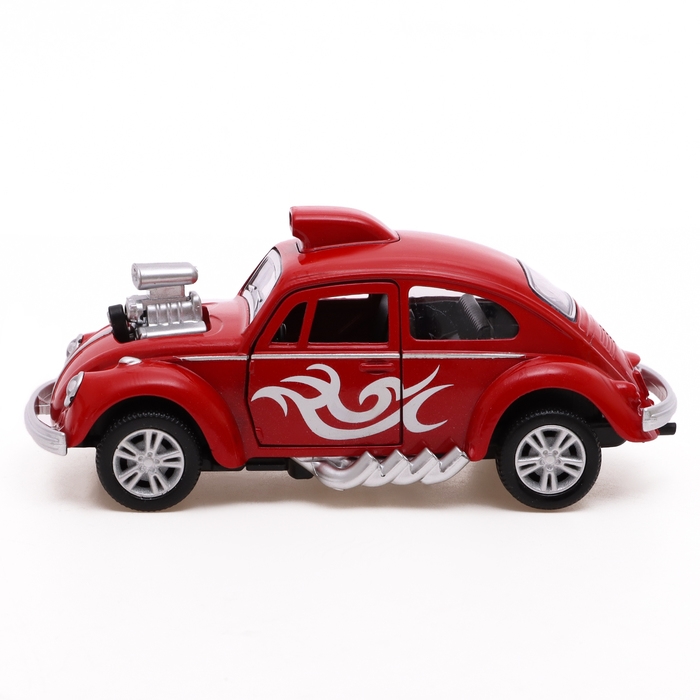 Машина металлическая, световые и звуковые эффекты, открываются двери, инерция, цвет МИКС Машина металлическая, световые и звуковые эффекты, открываются двери, инерция, цвет МИКС